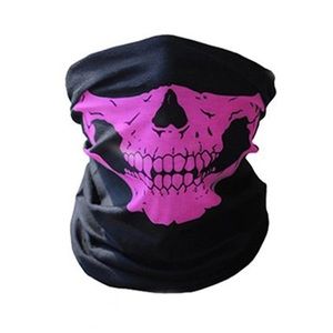 Pink Skull Face Mask
